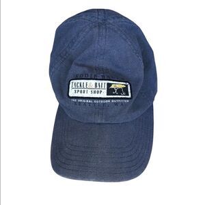 Navy Blue Eddie Bauer Tackle & Bait Fishing Hat